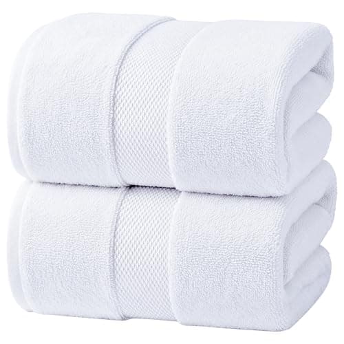 Infinitee Xclusives Jumbo Bath Sheets Towels for Adults – 600 GSM (35X70 Inches)– 100% Ring Spun Cotton, Soft and Absorbent Large Bath Towels for Bathroom - Image 1