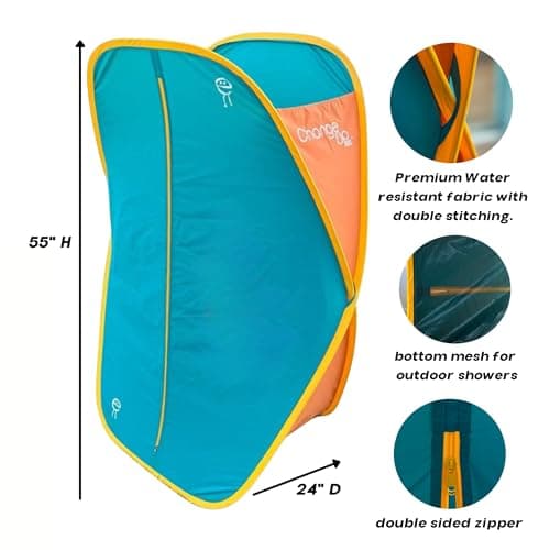 Change Up Kids Pop-Up Changing Tent 55inch – Adventure Portable Privacy Pod for Kids | Lightweight, Easy-Fold Changing Room for Beach, Dance, Travel and Outdoor - Thumbnail 2