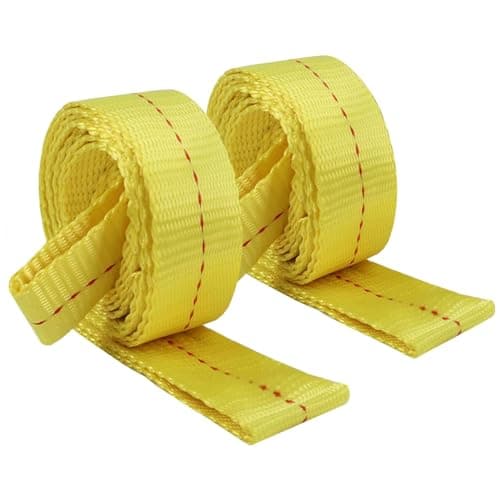 XSTRAP STANDARD 2PK 1-3/4''x 8FT Tow Straps with Loop Ends, Lifting Sling Web Strap
