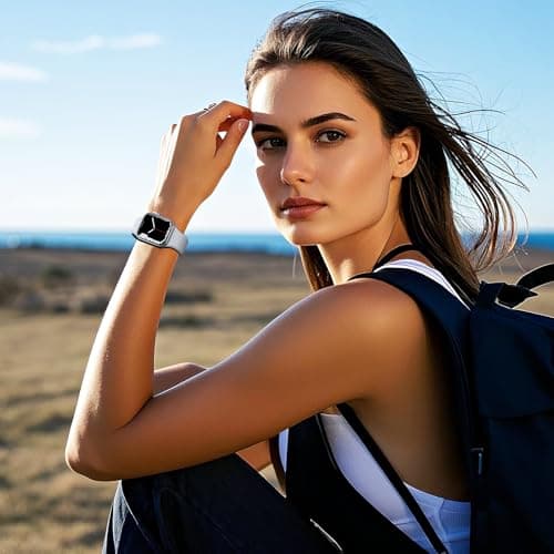 8 Pack Sport Bands Compatible with Apple Watch Bands 40mm 38mm 41mm 42mm 44mm 45mm 49mm 46mm for Women Men,Silicone Waterproof Strap for iWatch Apple Watch Series11 10 9 Ultra 8 7 6 5 4 3 2 1 SE - Thumbnail 4