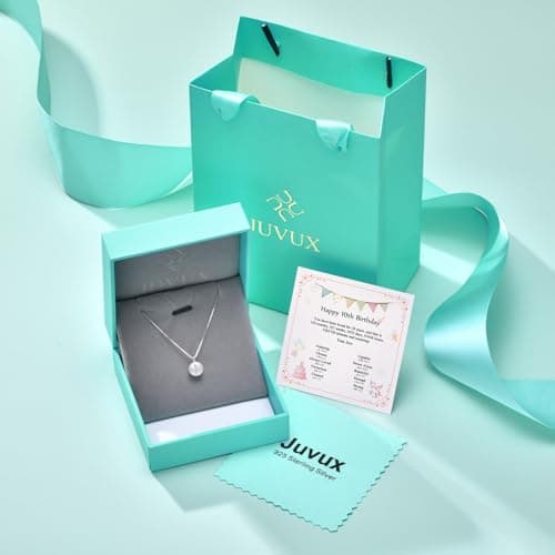 Pearl Necklaces Birthday Gifts for Girls - 925 Sterling Silver Single Freshwater Pendant Jewelry Adjustable Chain Sweet Dainty Trendy with Card Beauty Meaningful Present for Teen Girl (10 Years Old) - Thumbnail 5
