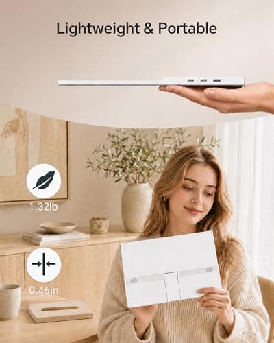 KTC Portable Monitor 15.6 Inch, FHD 1080P Travel Laptop Monitor Extender with USB-C HDMI, Ultra-Slim IPS HDR Display with Cover&Speakers, Second Screen for Laptop Computer Phone Xbox Mac Switch, H15F8 - Thumbnail 4
