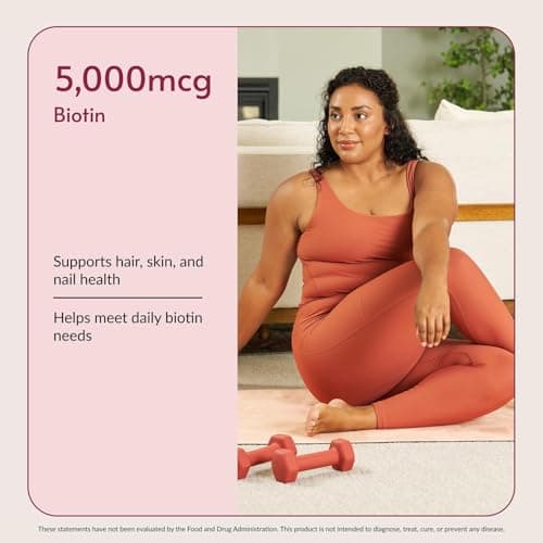 Bariatric Advantage Biotin 5,000 mcg - for Bariatric Surgery Patients - Easy-Digest Mini Capsules - Biotin Supplement - Hair, Skin & Nails Support* - 90 Count - Thumbnail 5