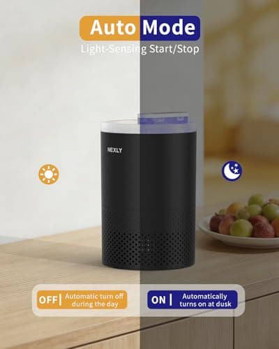 NEXLY MK029 Bug Zapper Trap Indoor in Home Mosquito Zapper Mosquito Killer Fruit Fly Traps Flying Insects Zappers Gnats House Energy Conservation UVA Zapper for Bedroom Livingroom Kitchen Basement - Thumbnail 4