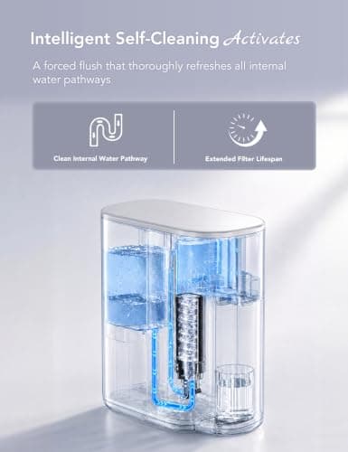 Leysern Reverse Osmosis Water Filter Countertop, No Installation Required, 7-Stage RO Filtration with UV and Remineralization, Water Purifier with TDS Monitor, 360° Swivel Base, NSF/ANSI 372 Certified - Thumbnail 5