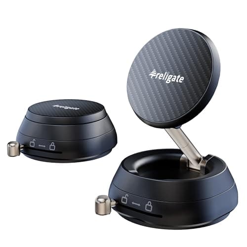 Treligate 2026 Upgraded Vacuum Magnetic Phone Holder, [108+ LBS] Heavy Duty Suction Cup Car Phone Mount for Dashboard, Gym & Desk, MagSafe Car Mount for iPhone 17 16 15 Pro Max - Image 1