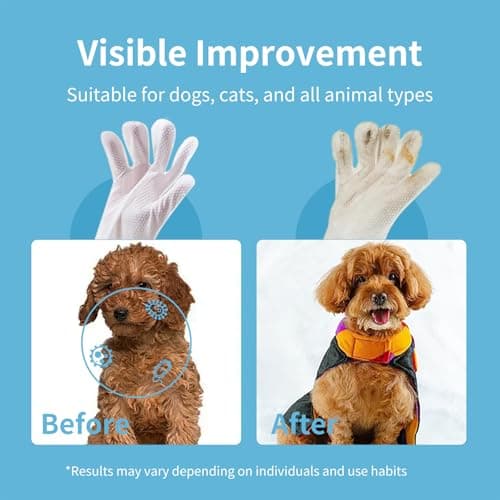 Pawimood Hypoallergenic Pet Grooming Wipes for Dogs & Cats - Coconut Oil Cleaning & Deodorizing Bathing Wipes with Hydrating Formula for All Body Parts,Dog Cleaning Wipes Remove Odor (3 Pack) - Thumbnail 4