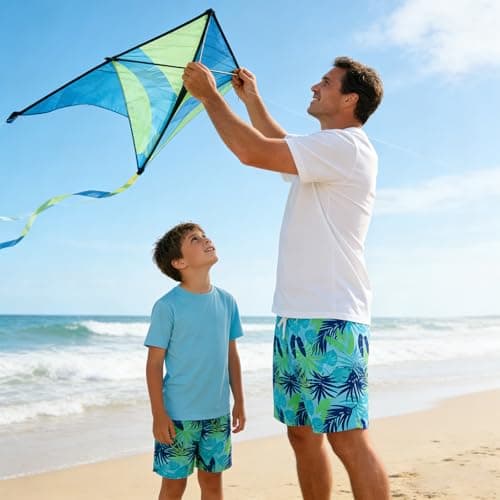 Cozople Boys Swim Trunks Boxer Brief Liner Swim Shorts Botanical Green Bathing Suits Hawaiian Swimsuit Compression Stretchy Boardshorts Size 14-16 - Thumbnail 3