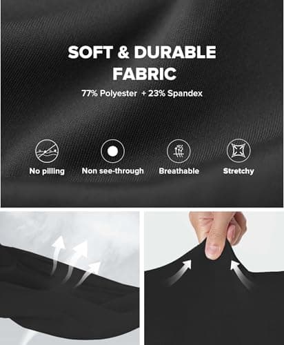 BRXL Tall Yoga Pants Flare V Cross Over High Waist Wide Leg Leggings Tummy Control Bell Bottom Gym Workout Pants - Thumbnail 6