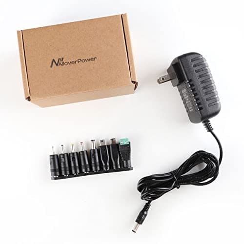 Universal AC DC 5V 1A 2A/2000mA Power Supply Cord Adapter Charger with 8 Variable Plug Tips (Include 5.5mm / 3.5mm / mini USB/Micro USB / 4.7mm Switching Connector) - Thumbnail 6