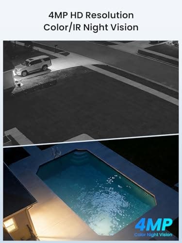 Gaiexce Solar Security Cameras Wireless Outdoor 4 Cam Kit Expadable to 10H, No Subscription Cameras for Home Security System, 64G Local Storage, 2.4G &5G WiFi, 2K Color Night Vision Two-Way Audio IP66 - Thumbnail 6