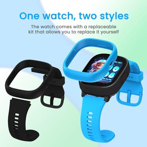LAGENIO K3 Smart Watch for Kids with GPS Tracker, 1.7 Inch HD 4G Smartwatch with Video Calls, Texting, and Parental App, SOS, Music, Alarm Clock, School Mode, IP68 Waterproof for Ages 5-12 - Thumbnail 3