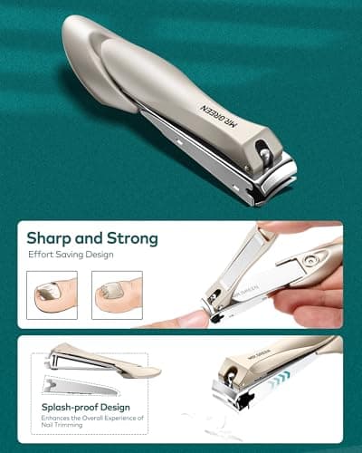 Manicure Set 8 in 1,Professional Pedicure kit,Stainless Steel Manicure Kit,Portable Travel Grooming Kit Nail Care Tools,Nail Clippers Pedicure Tools with Leather Travel Case(Dark Brown) - Thumbnail 3