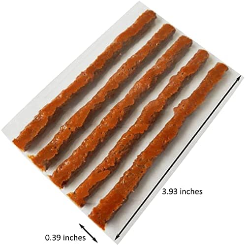 DAIFUQIHUA 100 Pcs Tire Plugs, The Strings of Tire Repair Kit, Tire Patch Plugs, Plugs to Fix A Flat, Suits Car, ATV, UTV, Motorcycle, Wheelbarrow - Thumbnail 3