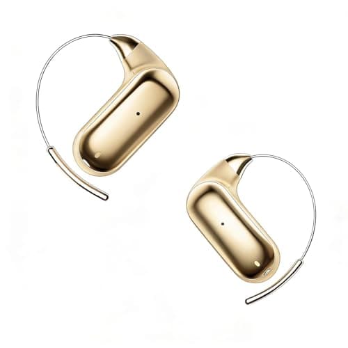 Xmenha Over Open Ear Earbuds Wireless Bluetooth Open Ear Headphones Air Conduction Earbuds that Don't go in Your Ear with Over-Ear Hooks Running Headphones - Image 1