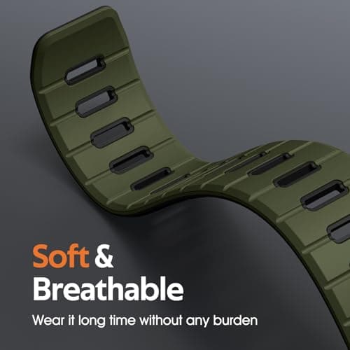 Odbeai Magnetic Sport Band Compatible with Apple Watch 49/46/45/44/42mm Men - Thumbnail 3