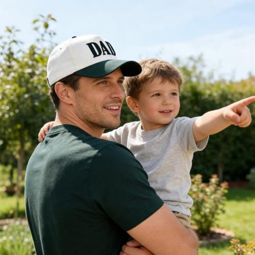 Vintage Dad Trucker Hat for Men, Embroidered Adjustable Baseball Cap, New Dad Gifts for Husband, Best Fathers Day Birthday Gifts - Thumbnail 3