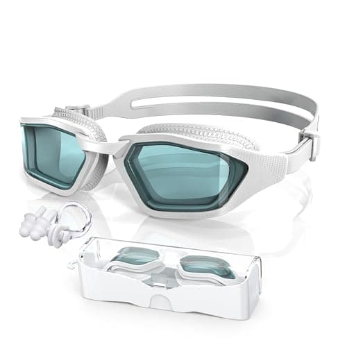 Greatever Sleek Swim Goggles Unisex-Adult, UV400 Protection Swimming Goggles, HD Wide View Goggles, Anti Fog No Leakage - Image 1