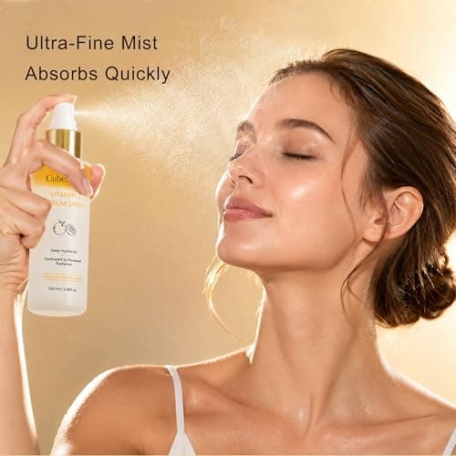 CubeSecret Vitamin C Serum Spray, Hydrating Face Mist with Centella Asiatica, Nicotinamide & Hyaluronic Acid, Glow Serum for Radiant Firming Skin, All In One Mist, Korean Skin Care - 3.38 Fl Oz - Thumbnail 5
