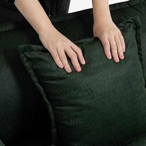 Fachmaih Sectional Cloud Couch 150" Modular Sofa with Ottoman Deep Seat Couches Modern Cloud Couch with Pillow for Living Room, Bedroom and Apartment - Thumbnail 5