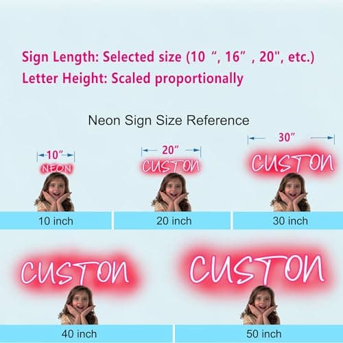 Klampo Custom Neon Sign, Personalized Neon Name Sign For Birthday Gifts - Thumbnail 4