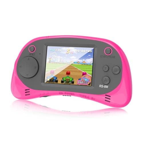 EASEGMER Kids Handheld Game Player - 220 Built-in Games, 2.5" IPS Display, Rechargeable & Long-Lasting - Ideal Travel Toys for Kids Ages 3-10 Boys & Girls