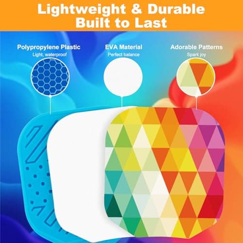Easter Gift for Kid Rainbow Pickleball Paddle for Toddler - Easter Basket Outdoor Beach Yard Games Toy for Kids Ages 4 5 6 7 8 Year Old Boy Girl, Lightweight with Easy Grip for Small Hands,Beginner - Thumbnail 3