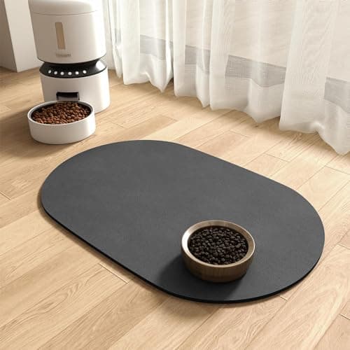 Absorbent Dog Food Mat-Dog Cat Mat for Food and Water Bowl, Quick Dry Pet Food Mat, No Stains Pet Feeding mat, Cat Accessories Pet Supplies-Water Bowl Mat for Messy Drinkers - Image 1