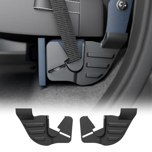 Maxzina Rear Seat Side Bottom Cover Trim Compatible with 2021-2025 2026 Ford F150 Anti-Kick Panel Left & Right Seat Bottom Side Trim 2nd Row Underseat Protector for 2024 F-150 Accessories