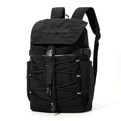 Kabibin Travel Backpack for Women Men, Carry On Laptop Backpack fits 16'' Laptop, Lightweight Waterproof Nylon Casual Daypack with Multiple Pockets, Basics Bag for Outdoor, School, Walking, Hiking. - Image 1