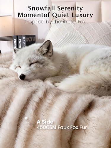 Bearhug Heated Blanket Twin Size 62" x 84", Luxury Faux Fur Electric Blanket with 10 Heat Levels, Ultra Plush Heating Blanket with 9H Auto Shut Off, ETL Certified & Machine Washable - Thumbnail 4