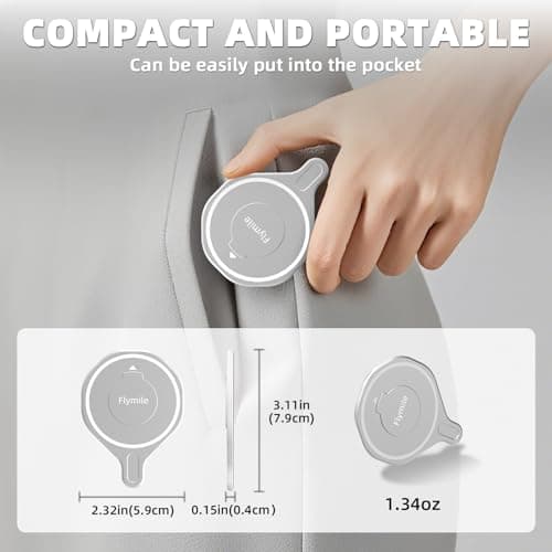 Flymile Magnetic Phone Holder Adapter for DJI Osmo Mobile 8/7/7P/6/5/4/SE, for MagSafe Quick-Release Mount Compatible with iPhones 17/16/15/14/13/12 Series for Gimbal Stabilize Accessories - Thumbnail 6