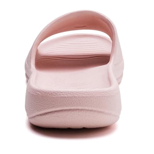 VIVASUN Women's Arch Support Waterproof Slip On EVA Slides,Pink,6 - Thumbnail 3