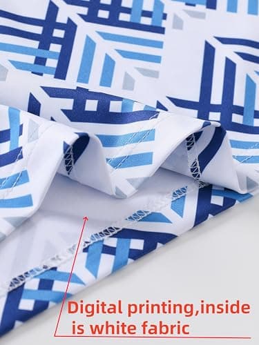 Bnosio Golf Shirts for Men Funny Hawaiian Golf Polo Shirt Dry Fit Arrow Size Medium - Thumbnail 6