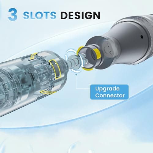 Dr Pen m8 Derma Roller Pen for Women Men, Microneedles Pen Derma Roller kit- 0.25 mm - Thumbnail 3