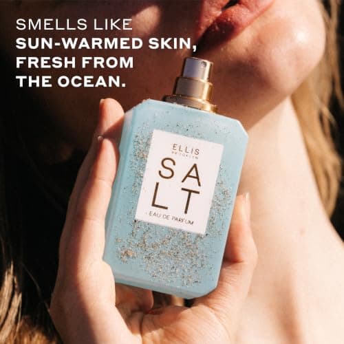 Ellis Brooklyn Salt Eau de Parfum, Travel Spray, Fragrance For Women with Ambergris, Tahitian Tiare, Ylang Ylang & Sandalwood - Tropical - Vegan, Cruelty-Free Paraben-Free – 10ml / 0.33 Fl Oz - Thumbnail 5