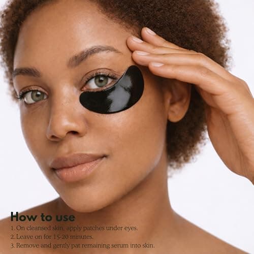 Bumfuzz Green Tea Under-Eye Patches (24 Pairs) | Depuff & Brighten Eye Gel Patches for Dark Circles & Tired Eyes | Plant-Based, Vegan with Caffeine, Niacinamide, Magnesium & Vegetable Peptides - Thumbnail 6