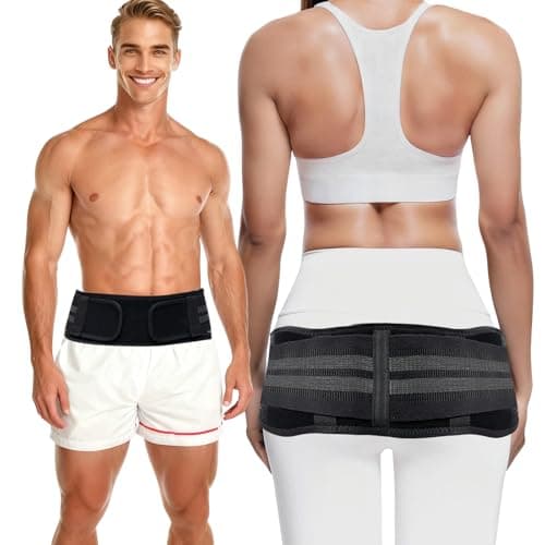 Powerful SI Joint Belt for Women and Men,Adjustable Sacroiliac Belt for Relief Sciatic,Pelvic,Lower Back,Leg and Sacral Nerve Pain,Strong Hip Brace for Trochanteric Bursitis,Sacrum Pain(Medium) - Image 1