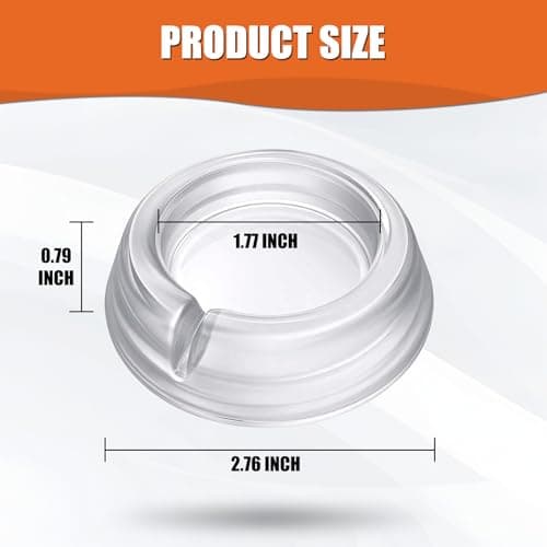 Anti Vibration Pads for Washing Machine, Clear Washer Anti Vibration Pads, Non Slip Washer and Dryer Feet Stabilizers, Shock Absorbing Washing Machine Vibration Pads, 4 Pack - Thumbnail 6