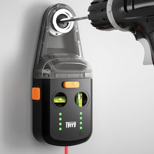 Tyrry 4-in-1 Laser Level with Line Laser, Drill Dust Collector, Wall Bracket, Electronic Vacuum Suction Cup, 1800 mAh Battery, Leveler Tool Perfect for Picture Hanging, Painting, Home Renovations - Image 1
