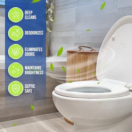 True Fresh Toilet Bowl Cleaner Tablets 26 Pack – Deodorizer & Septic Safe – Deep Cleaning, Odor Eliminator, Stain Remover for Long-Lasting Freshness – Fresh Ocean Scent - Thumbnail 5