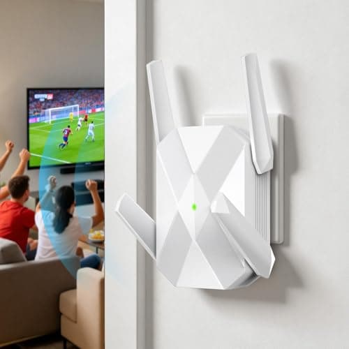 2026 AX3000 WiFi 6 Extender, WiFi Extender Signal Booster for Home-Dual Band (2.4G/5.8G), WiFi Booster with 10X Faster Access Point,Up to 15888 Sq.Ft.&Support 135+ Smart Devices (White) - Image 1
