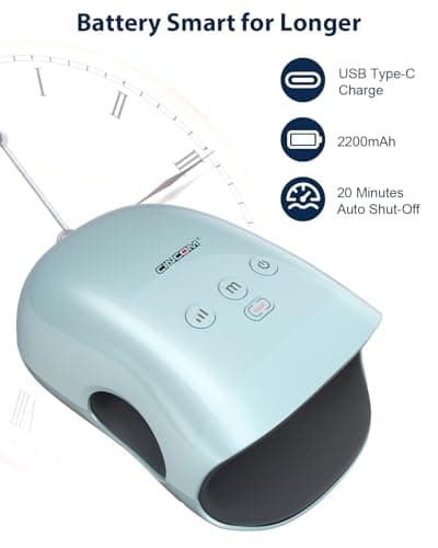CINCOM Hand Massager - Cordless Hand Massager with Heat and Compression for Arthritis and Carpal Tunnel - Thumbnail 5