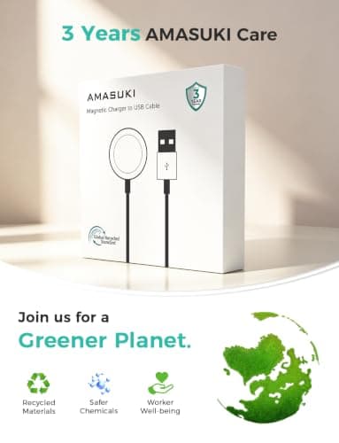 𝟐𝟎𝟐𝟔 𝐔𝐩𝐠𝐫𝐚𝐝𝐞𝐝 for Apple Watch Charger USB Magnetic Fast Charging Cable Portable Wireless Charging Accessories Compatible with iWatch Series 11/10/9/8/7/6/5/4/3/2 Ultra 3/2/SE-3.3FT - Thumbnail 5