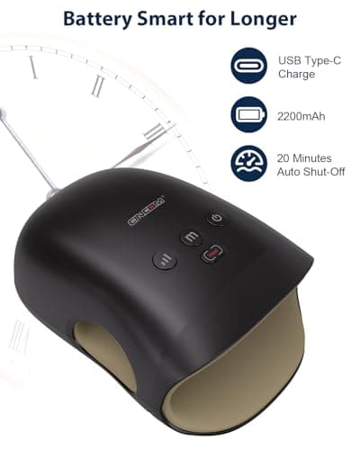 CINCOM Hand Massager - Cordless Hand Massager with Heat and Compression for Arthritis and Carpal Tunnel - Thumbnail 5