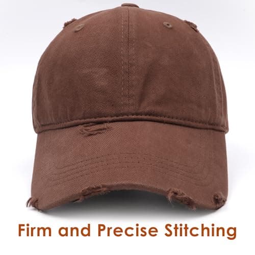 spxkd Baseball Cap for Men Women Red-Brown - Thumbnail 2