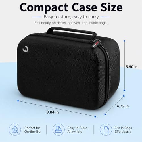 Comecase Travel Case Compatible with Blue Yeti/for Yeti Pro Microphones - Shock-Absorbent Hard Shell with Custom Foam Insert for Podcast, Streaming & Studio Gear (Bag Only) - Thumbnail 6