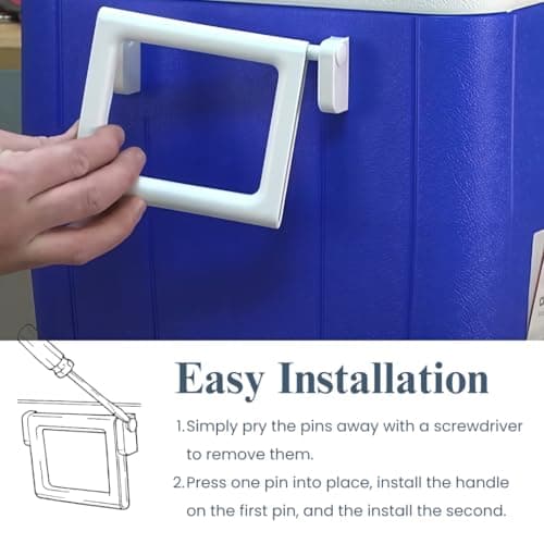 telehybrid Cooler Handle Replacement Parts for Coleman 2-Way,Ice Chest Accessories for Coleman Xtreme 2 Set,Cooler Accessories Replace Part 3000005306, R5286b120g - Thumbnail 6