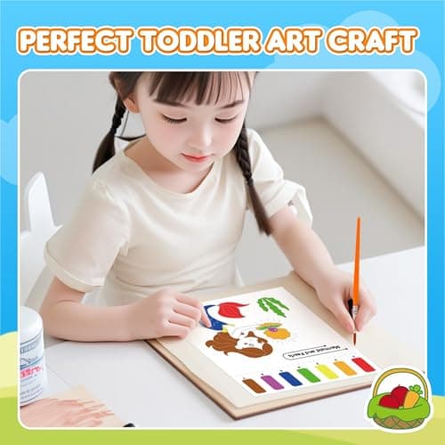 YPLUS Paint with Water Books for Toddlers, Watercolor Painting Paper, Gift for Kids Ages 1-3, 2-4, 4-6, Art Craft Gift for Drawing with Brush - Sea - Thumbnail 6
