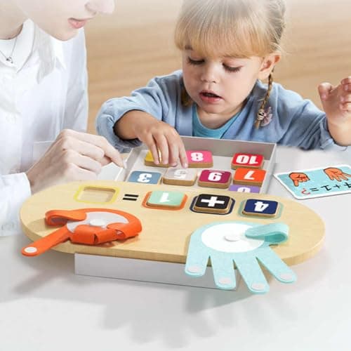 TOP BRIGHT Preschool Number Blocks Counting Toy for Toddlers 3-5 Year Old Boys Girls, Montessori Math Manipulatives, Educational Learning Gift with Storage Box - Thumbnail 2